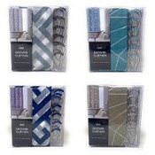 Wholesale - 77" X 72" Printed PEVA Shower Curtain with metal hooks, UPC: 810002207419